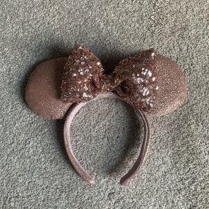 Disney Rose Gold Minnie Mouse Ears Headband